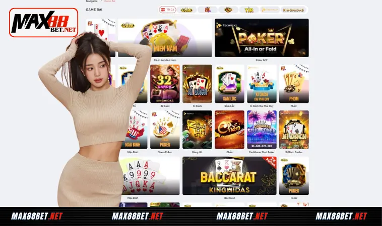 Max88 - Trang Chủ Nhà Cái Max88.com Hoàn Trả Vô Tận 24 Game bài – Bộ sưu tập bài trực tuyến phong phú, cược linh hoạt
